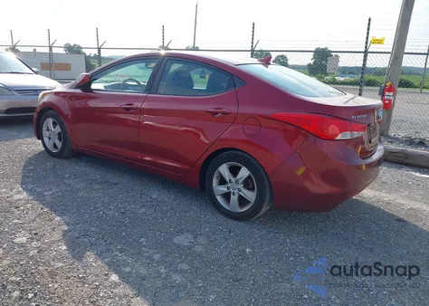 2013 Hyundai Elantra Gls из США, поврежденный, VIN 5NPDH4AEXDH431630